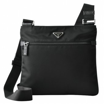 PRADA プラダ バッグ コピー TESSUTO SAFFIANO BANDOLIERA ショルダーバッグ VA053M 064 002 ロゴプレート付き【2013年春夏新作】